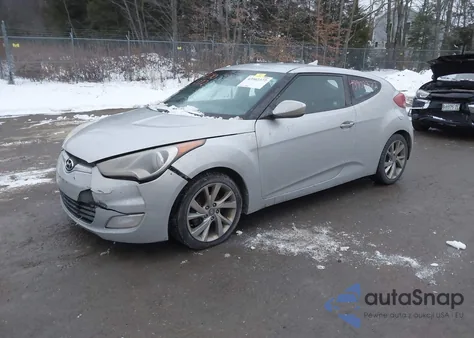 2017 Hyundai Veloster from USA, damaged, VIN KMHTC6AD6HU307892